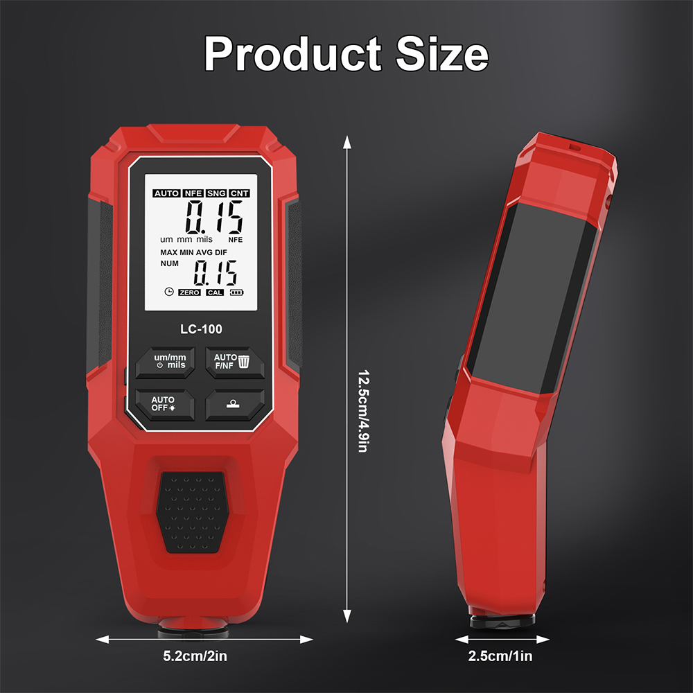 0-2000UM 자동차 페인트 두께 측정기 Fe & N - Paint Thickness Gauge 리뷰 및 가격