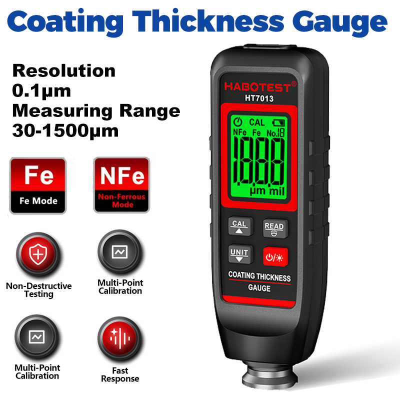HT7013 자동차 코팅 두께 측정기 0.1μm/0-1 - Paint Thickness Gauge 리뷰 및 가격