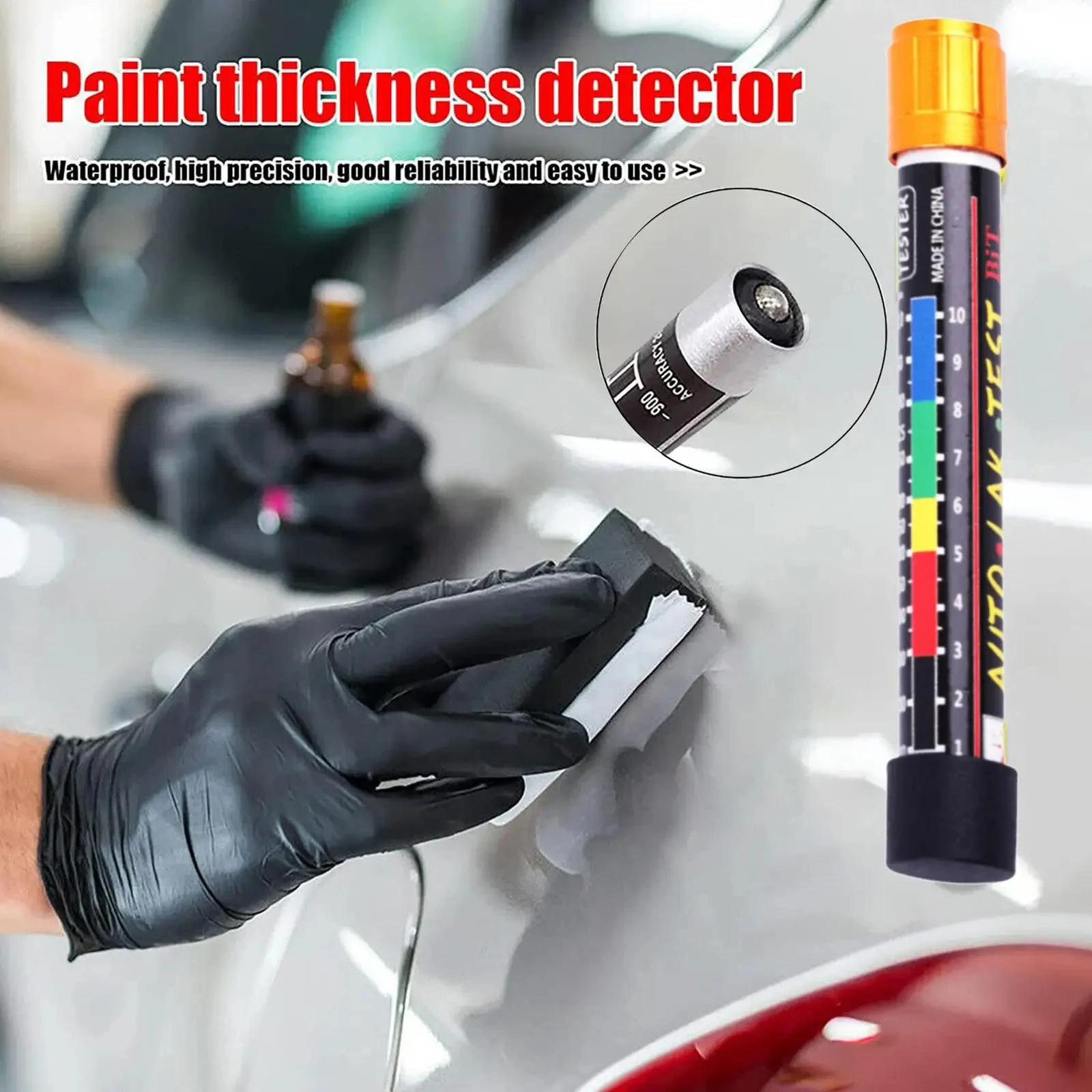 자동차 도장 두께 측정기 자석 팁 스케일이 있는 자동차 - Paint Thickness Gauge 리뷰 및 가격